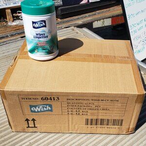 Wish Hand Sanitizing Wipes CASE of 12 (960ct) (COMMERCIAL CASE)